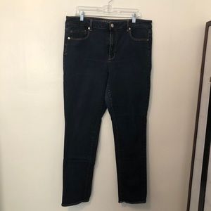 Gently Used Dark American Eagle Jeggings sz 18
